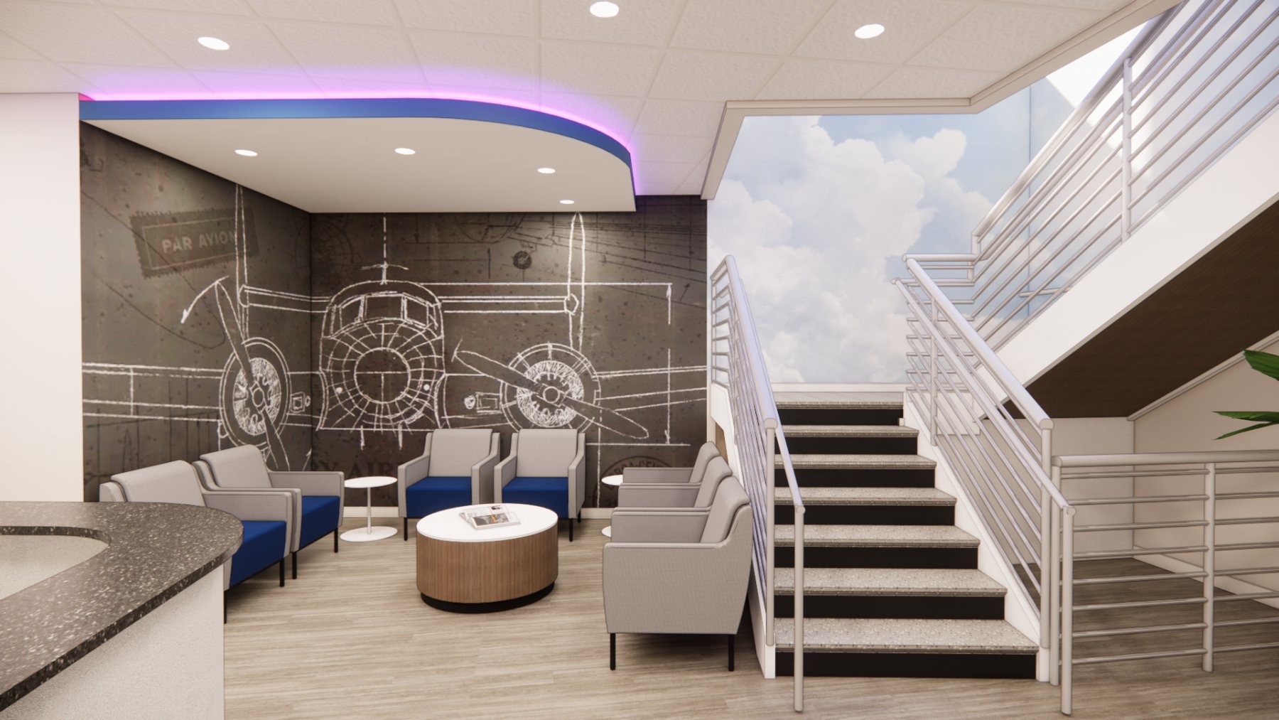 Stairway & Mural